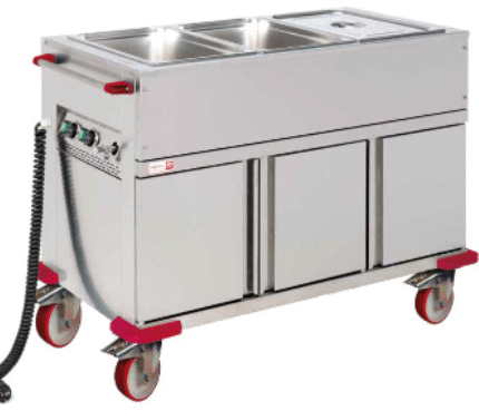 Carrinox - Carro Baño María 3gn 1/1