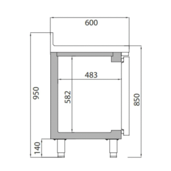 INFRICO - Mesa de refrigeración BMPP 2000 II - Imagen 3