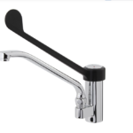 Grifo 2 aguas monomando gerontológico caño largo