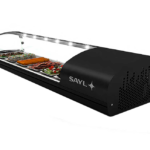 Vitrina expositora refrigerada Shark cuba plana - SAYL