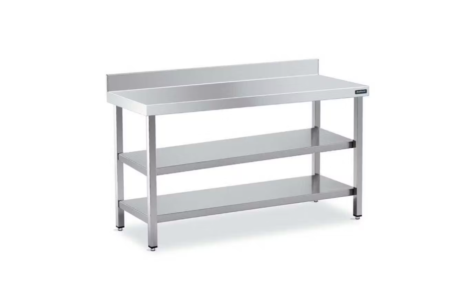 Captura de pantalla 2025-03-31 100714 IDEACER - Mesa mural soldada con 2 estantes fondo 700 - Imagen 1