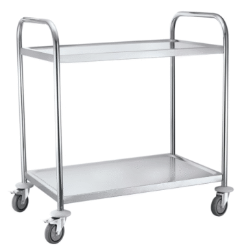 Carro de servicio 2 estantes desmontado