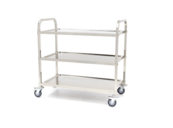 Carro de servicio 3 estantes desmontado