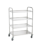 Carro de servicio 4 estantes montado