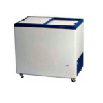 Arcón congelador puertas correderas inclinadas curvas de cristal - CASFRI