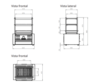 Robata fix RM60 - Mibrasa - Imagen 3