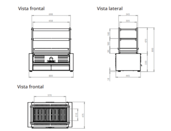 Robata fix RM80 - Mibrasa - Imagen 2
