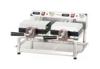 Gofrera doble giratoria CG180D - Casselin - Imagen 2