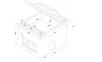 Envasadora al vació serie 340 - Edenox - Imagen 3