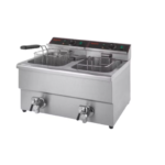 Freidora doble 8+8 Lts con grifo de vaciado -  Pujadas