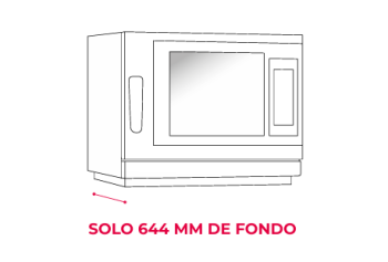 Horno Mychef Icook Compact 6 GN 1/1 Transversal - Imagen 3